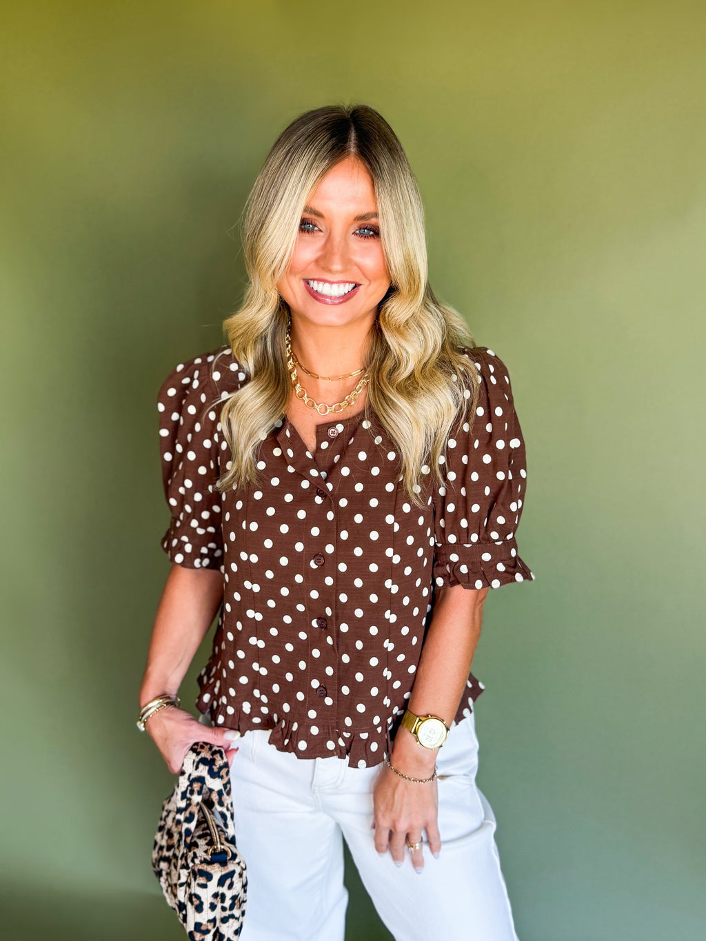 Chocolate Dot Delight Top