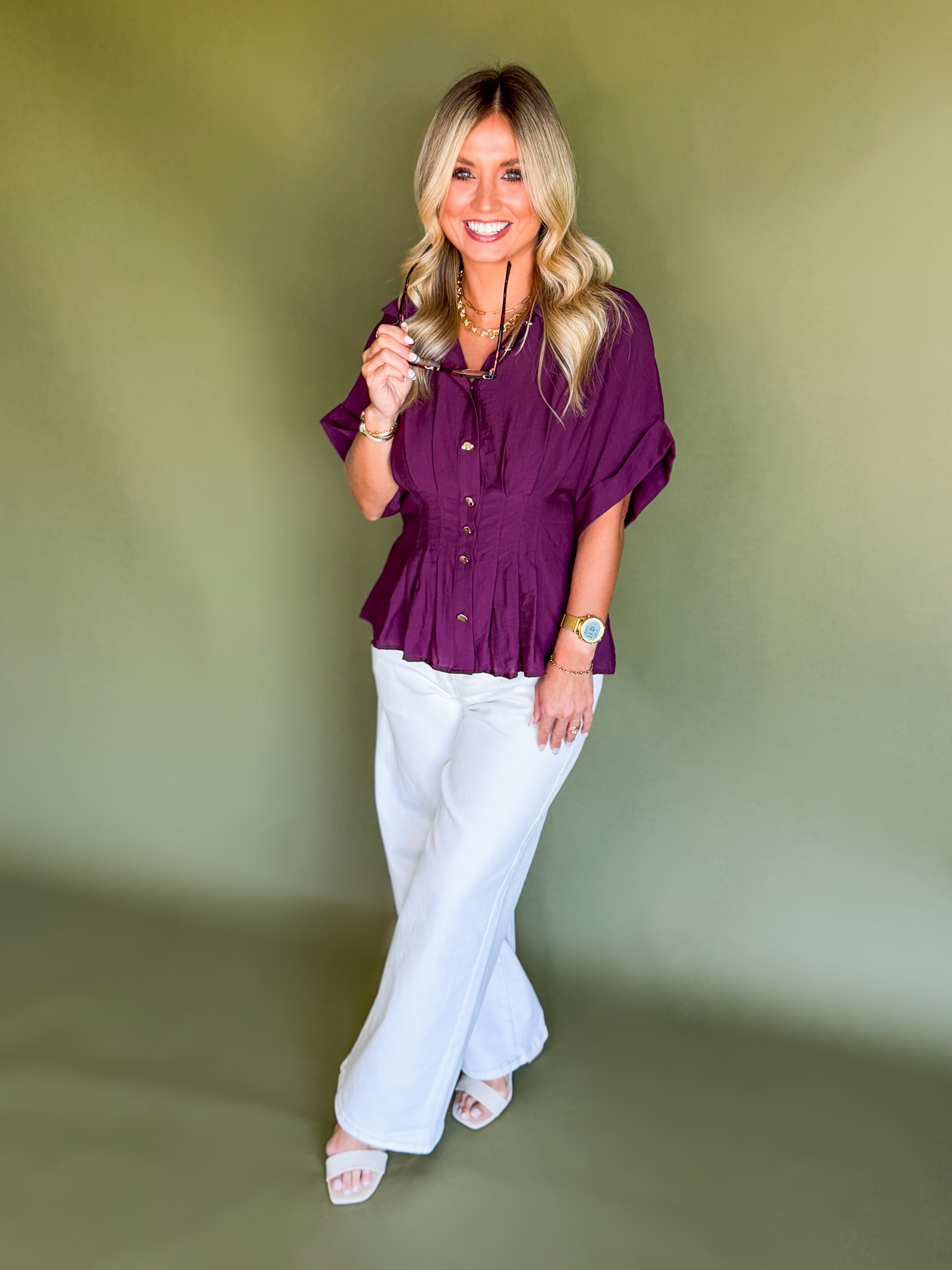 The Elegant Gather Top