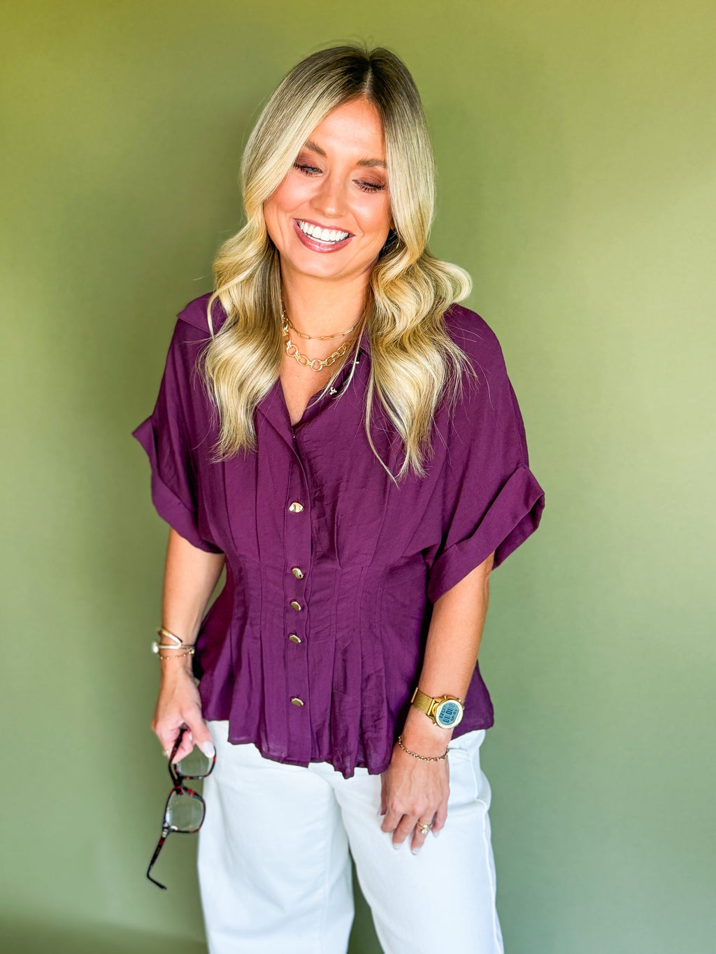 The Elegant Gather Top