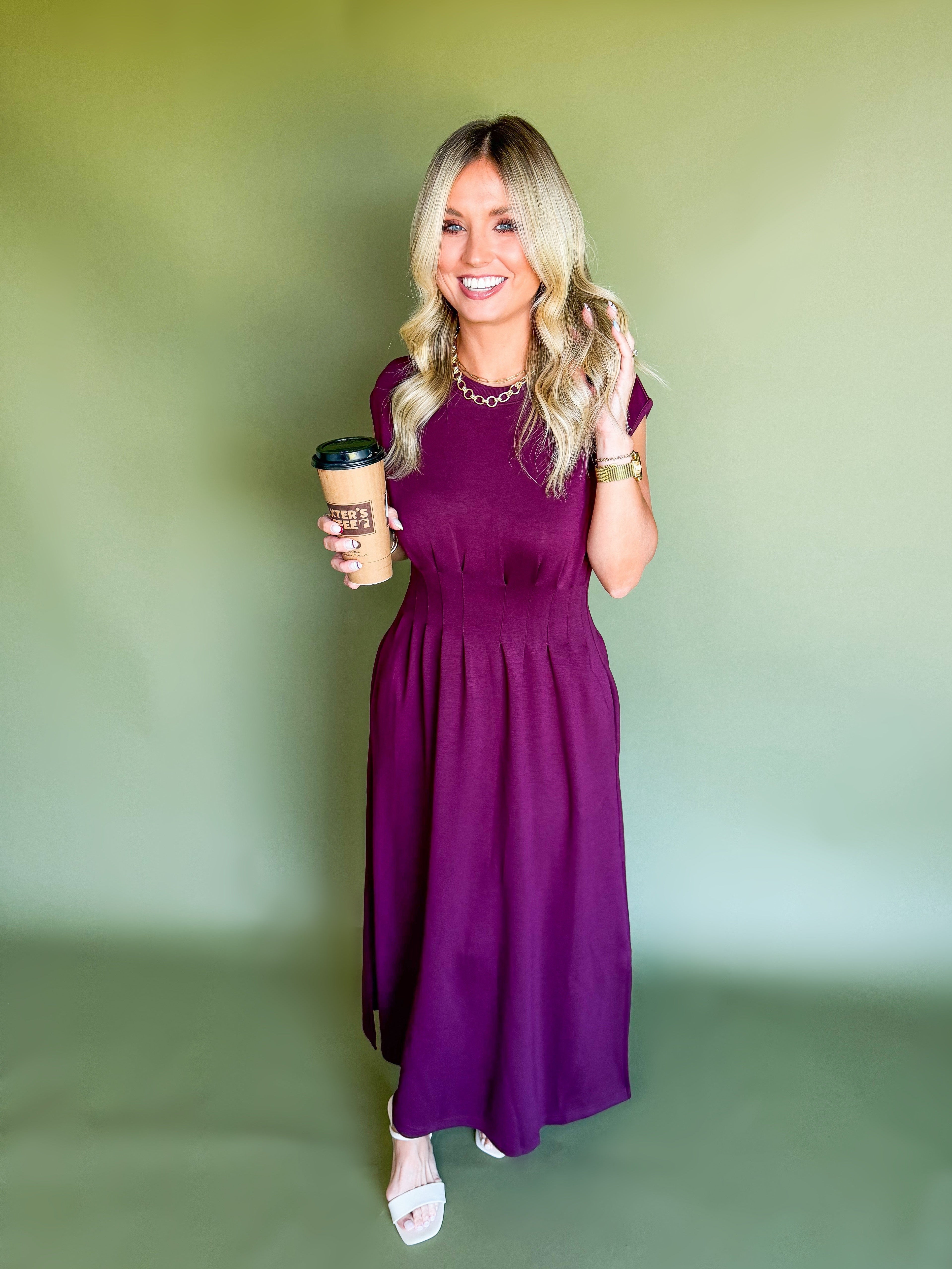 Timeless Wine Dress