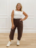 Cocoa Curve Barrel Pant