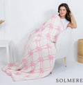Gridded Bows Blanket