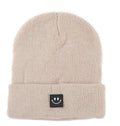 Smiley Face Patch Beanie