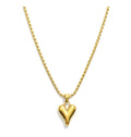 Puffy Heart Pendant Necklace