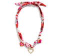Charmed Heart Scarf Necklace