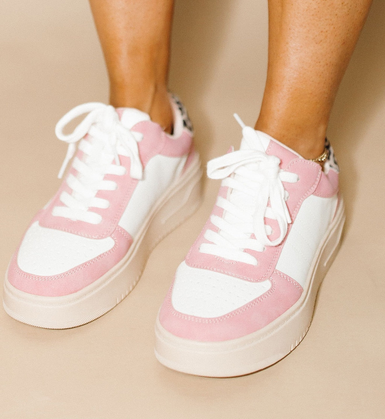 Pink Colorblock Sneaker