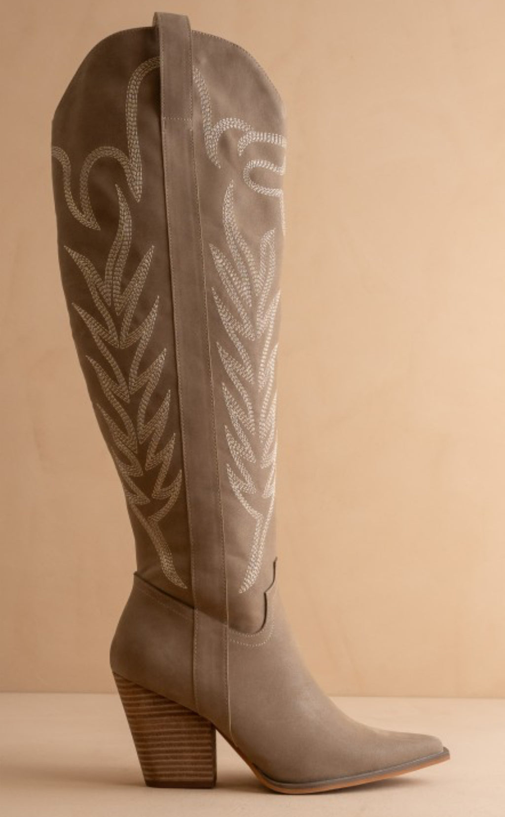 The Suede Cowboy Boot