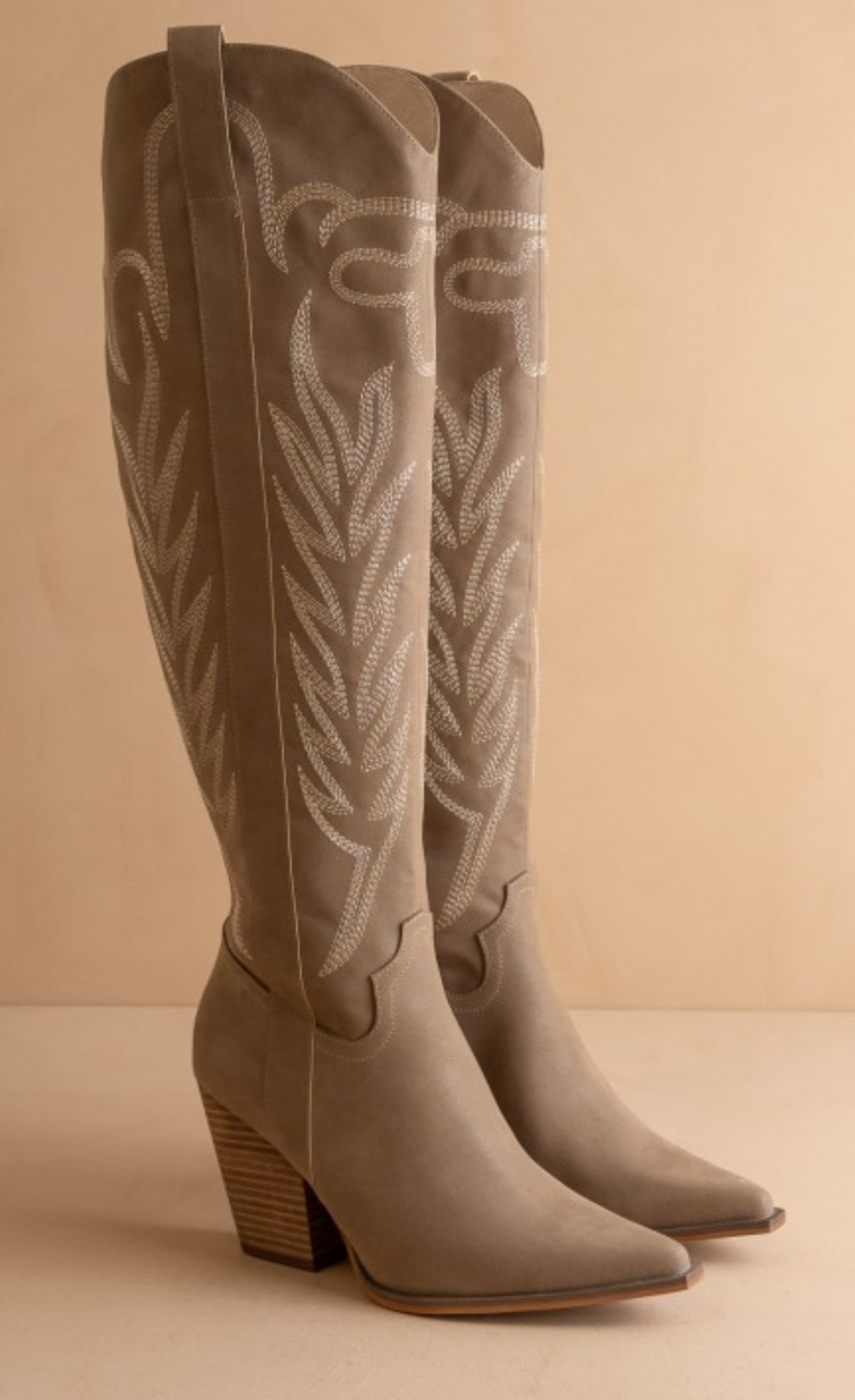 The Suede Cowboy Boot