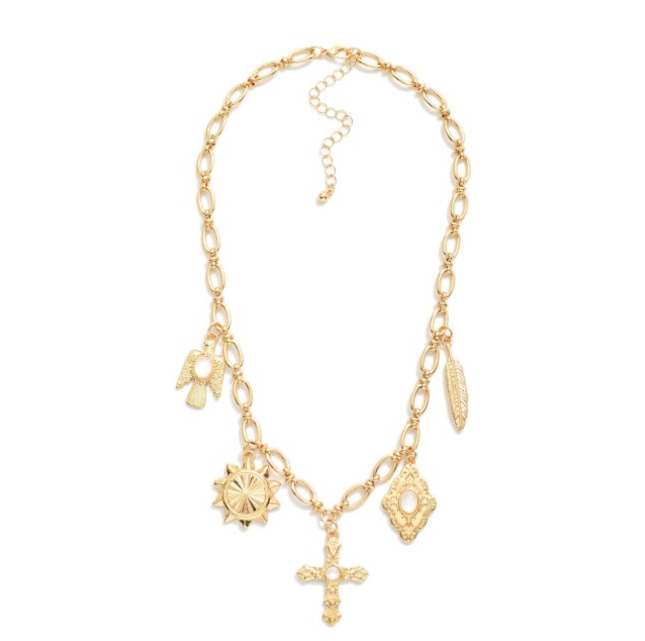 The Metal Tone Charm Necklace