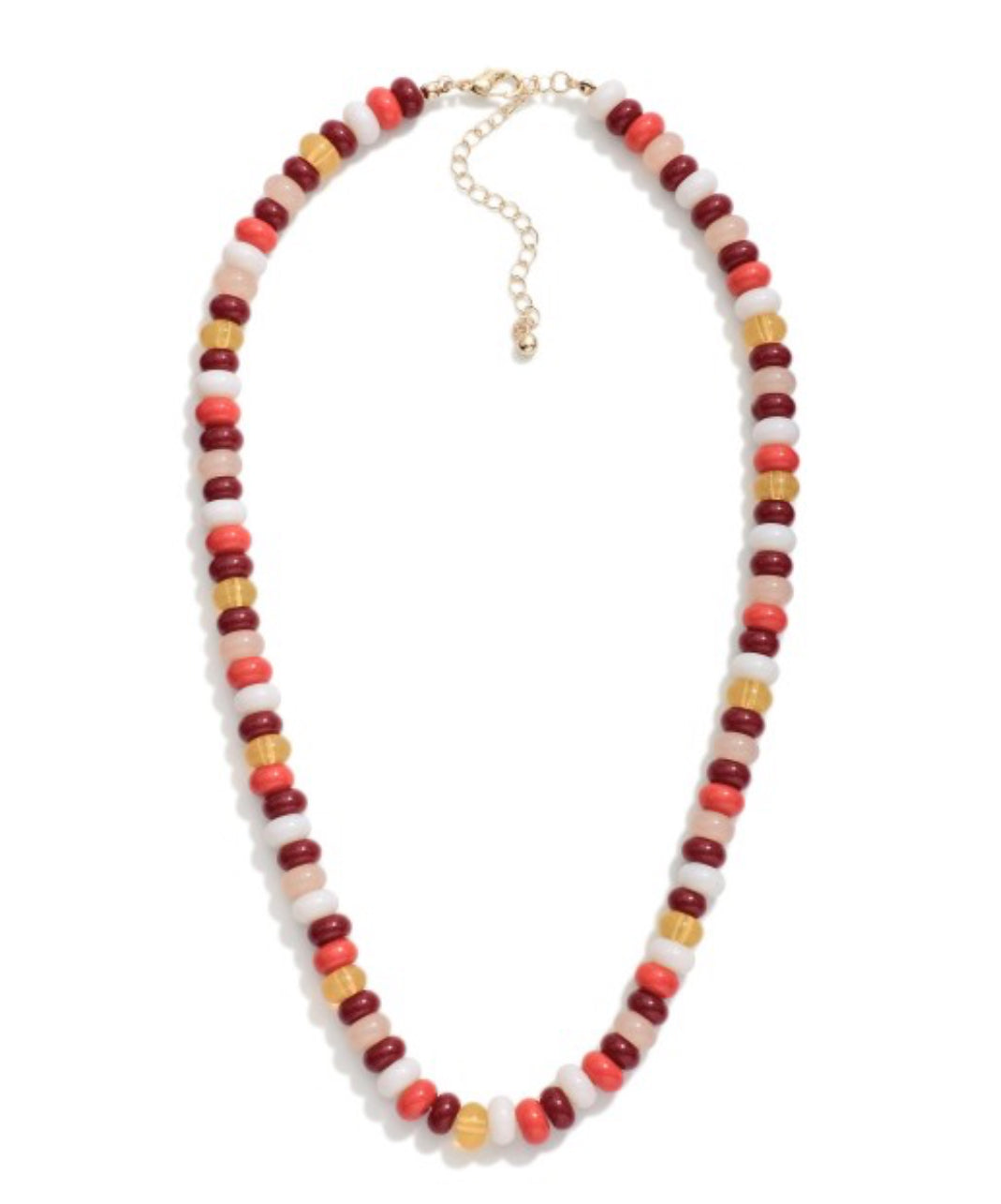 Candy Stone Beaded Necklace