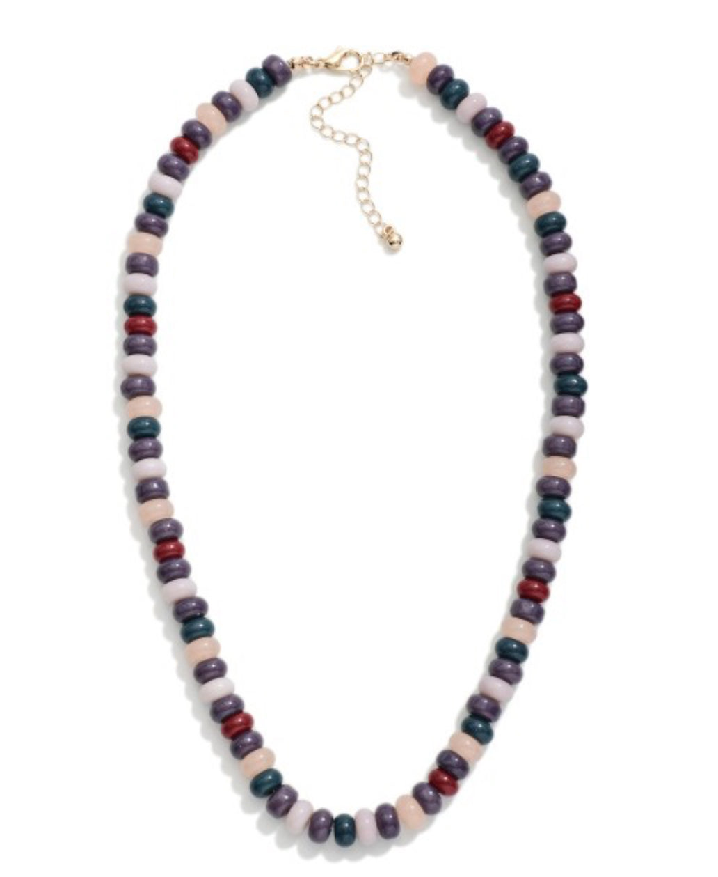Candy Stone Beaded Necklace