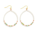 Pearl & Faceted Earrings