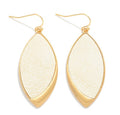 Almond Drop Earrings