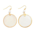 Circular Shell Earrings