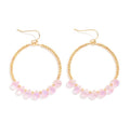 Glass Crystal Teardrop Earrings