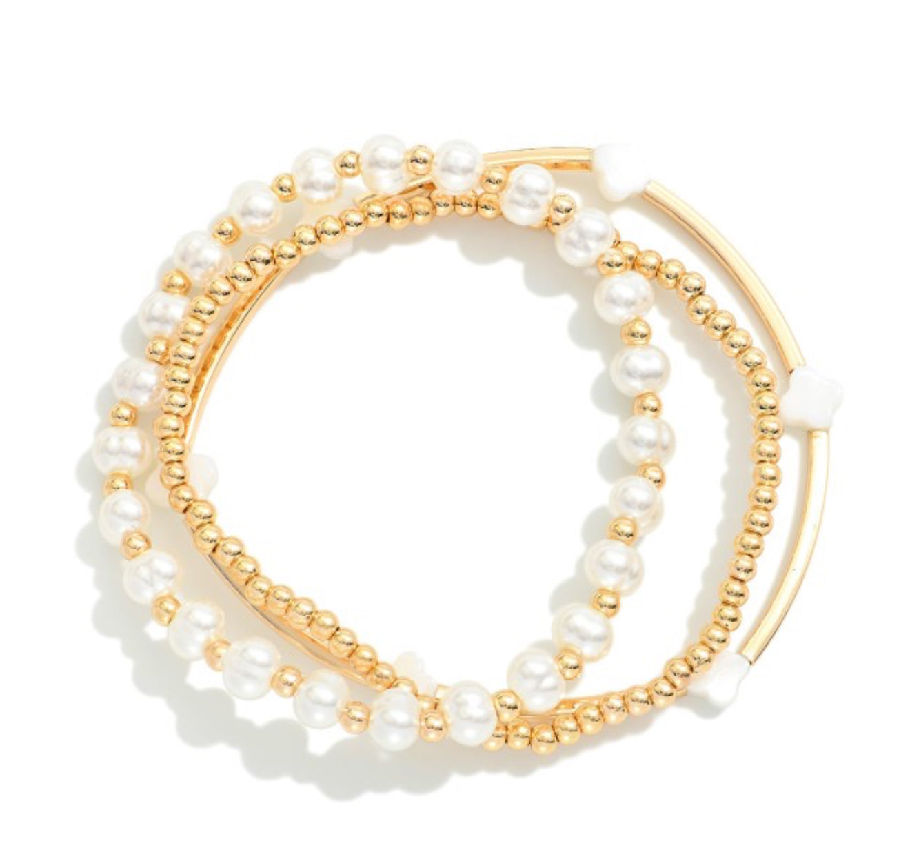 The Clover and Pearl Bracelet