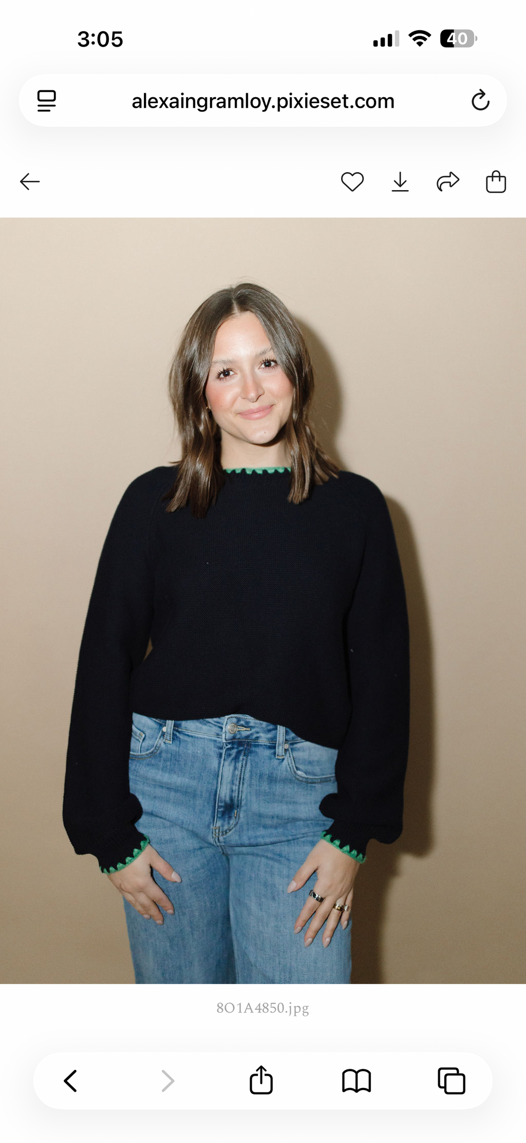 The Trimmed Essential Sweater