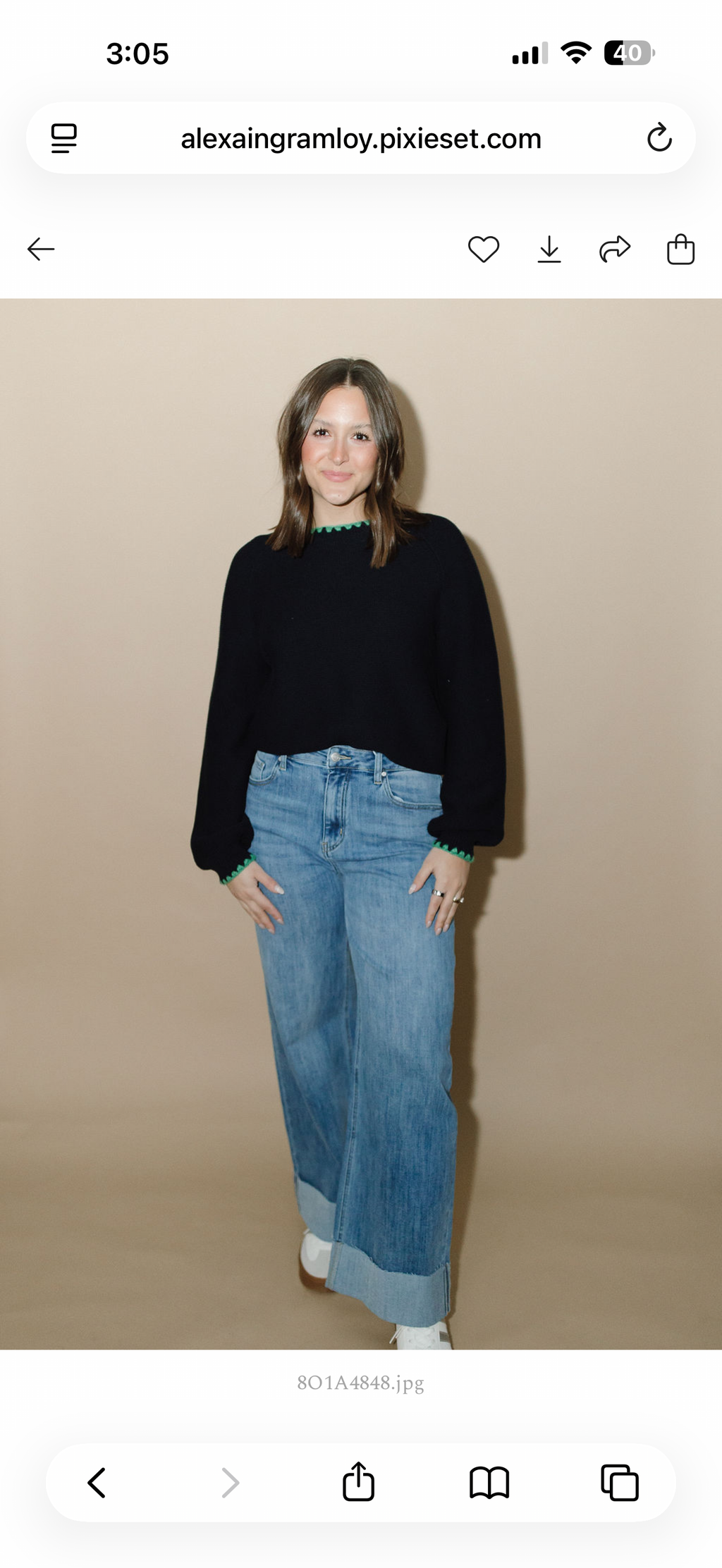 The Trimmed Essential Sweater