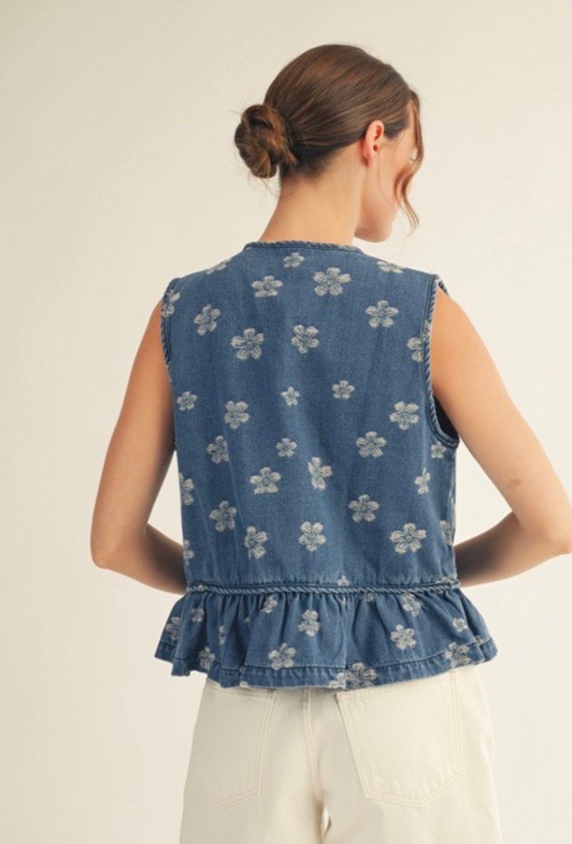Dainty Denim Vest