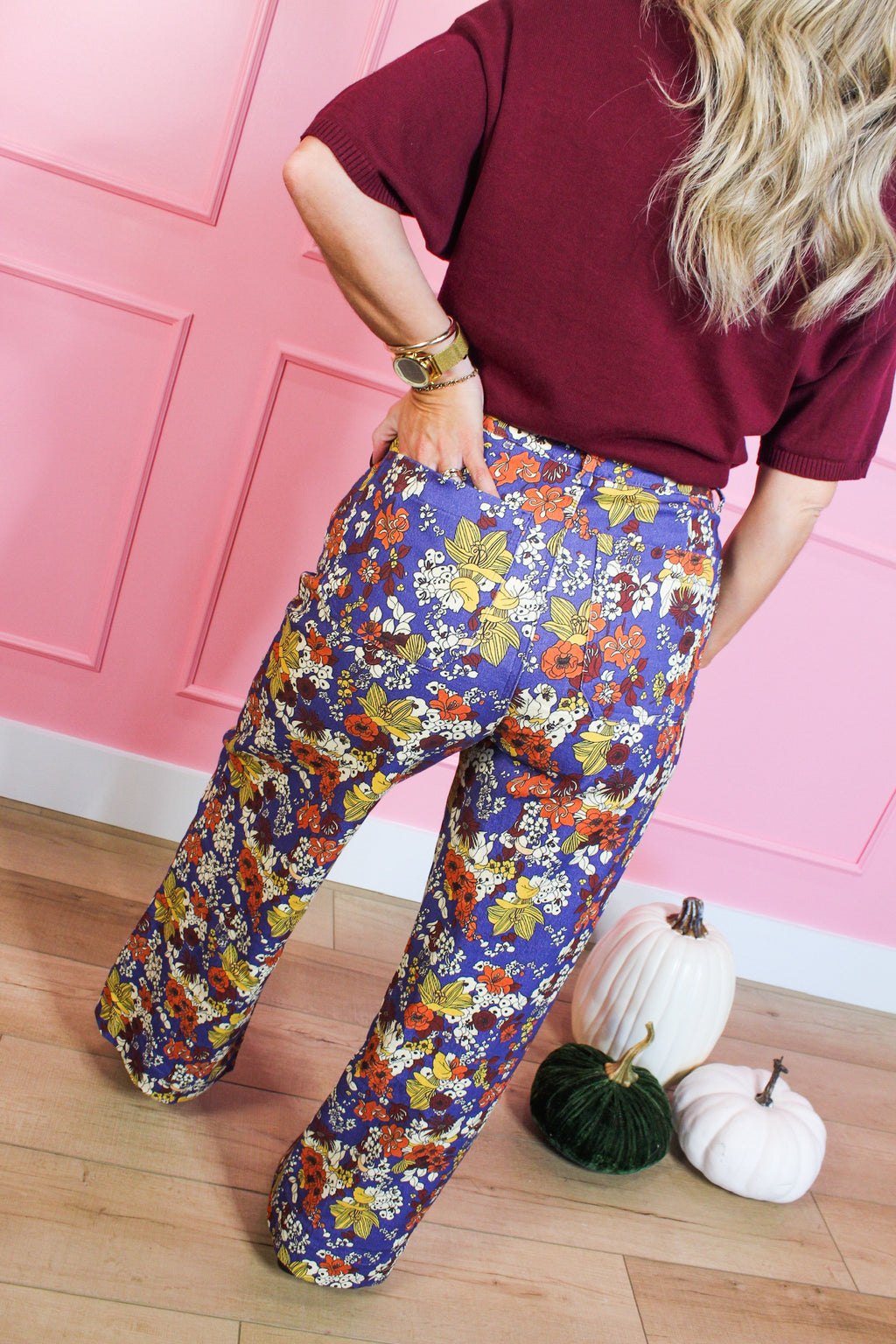 Flower Child Pant in Indigo