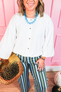 Ivory Story Blouse