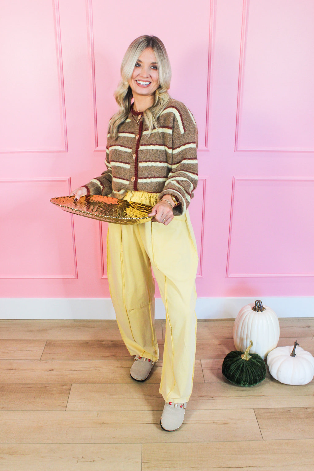 Maple Lodge Knit Cardigan in Brown