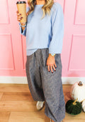 Periwinkle Dream Knit Sweater