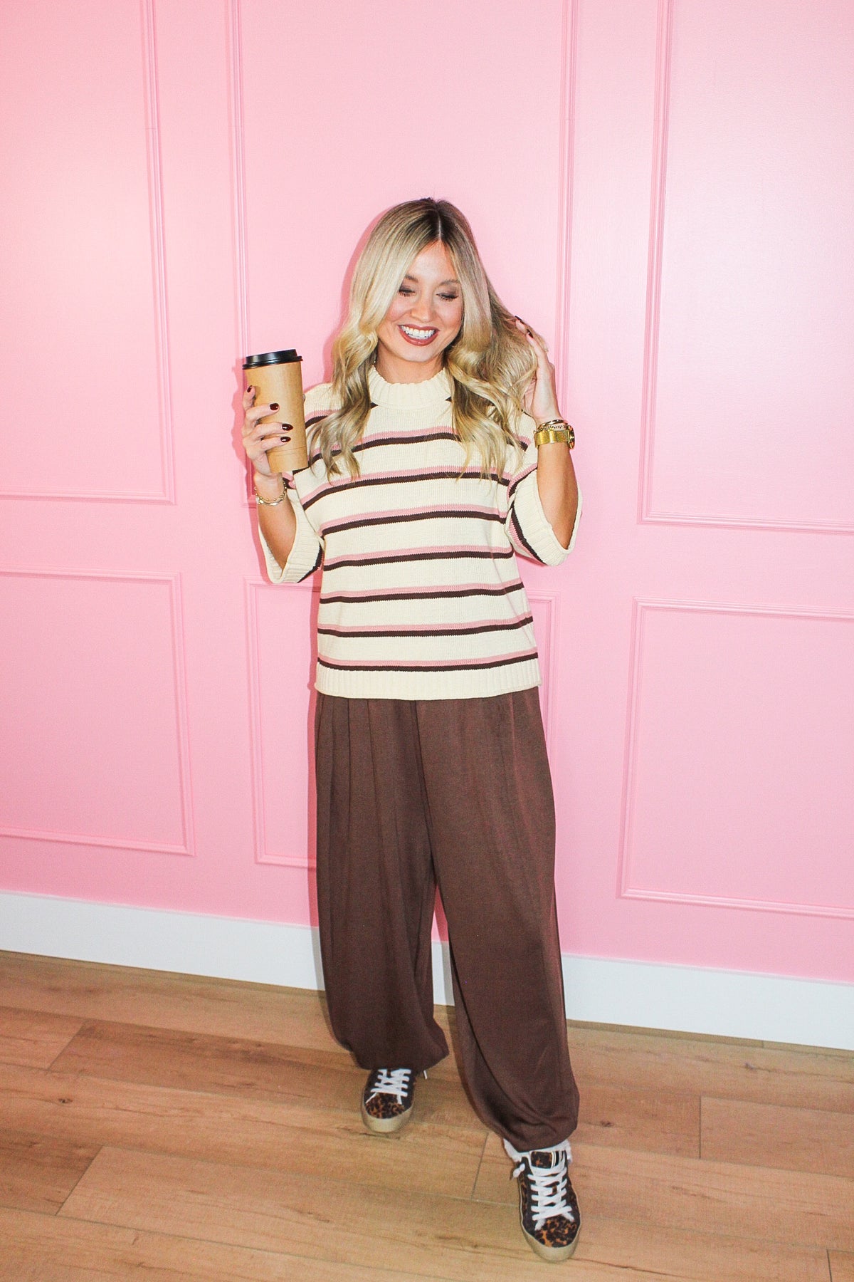 Brown Sugar Balloon Pants in Chocolate