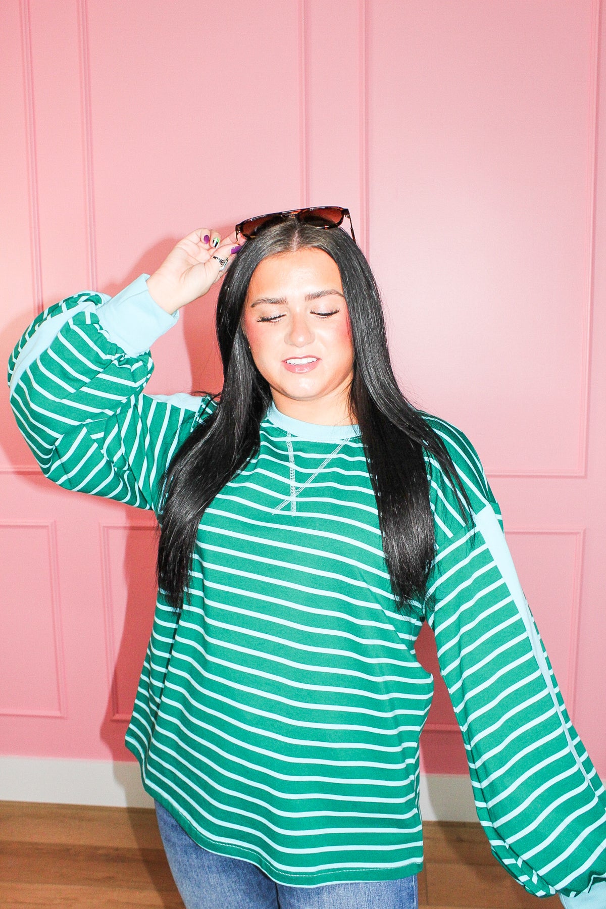 Electric Evergreen Top